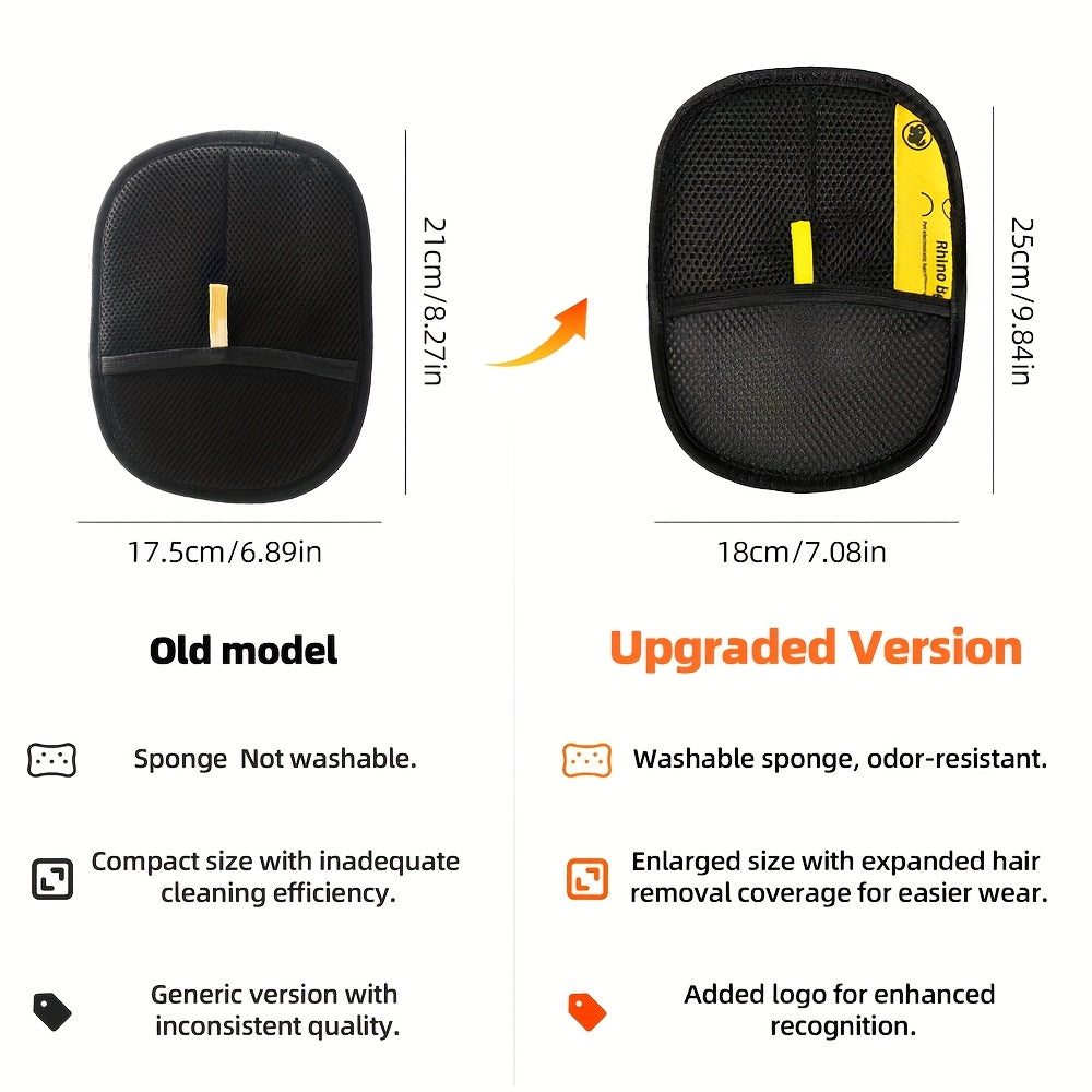 Two Household Hair Removal Brushes, a Pet Hair Removal Tool, Static Electricity Hair Removal Gloves, Reusable, Convenient And Quick, Suitable for Various Environments.