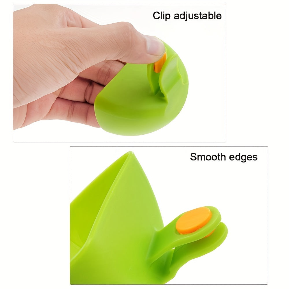 4pcs Colorful Plastic Dip Clip Bowl Plate Holders - Vibrant Green, Pink, Orange & Yellow - Durable PP Material, Dishwasher Safe, Perfect for Chips, Sauces, Veggies & Outdoor Gatherings