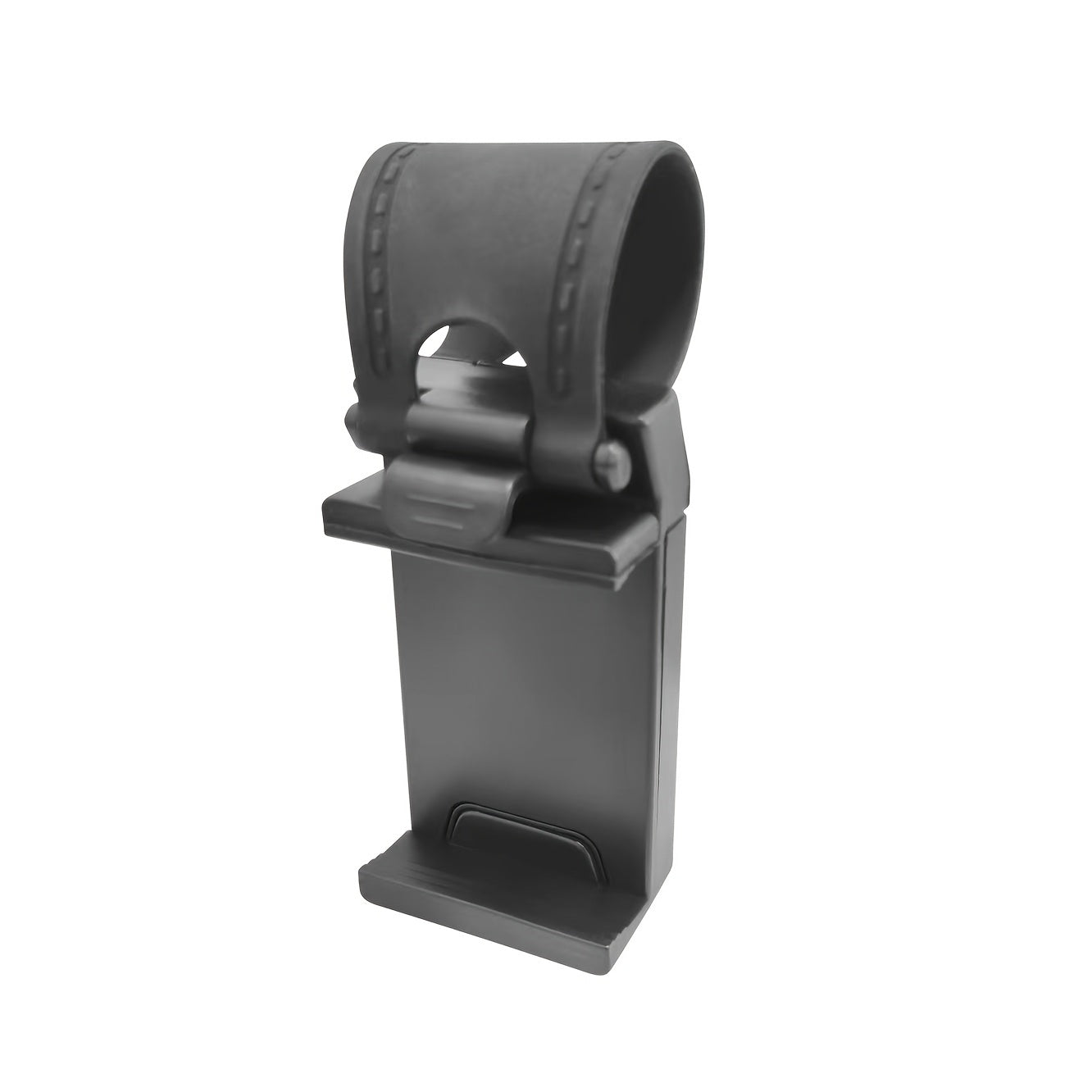 Universal Car Phone Holder, Plastic Steering Wheel Mount, Mobile-Phone Stand Support, Bike Clip Mount, Durable and Easy to Use