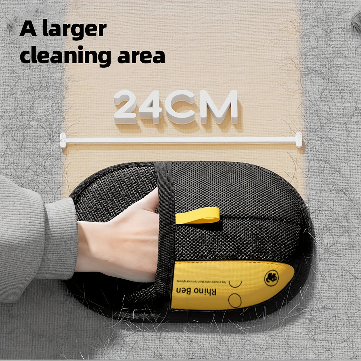 Two Household Hair Removal Brushes, a Pet Hair Removal Tool, Static Electricity Hair Removal Gloves, Reusable, Convenient And Quick, Suitable for Various Environments.