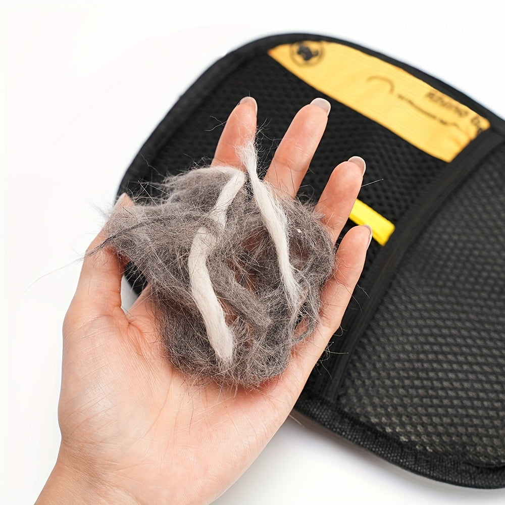 Two Household Hair Removal Brushes, a Pet Hair Removal Tool, Static Electricity Hair Removal Gloves, Reusable, Convenient And Quick, Suitable for Various Environments.