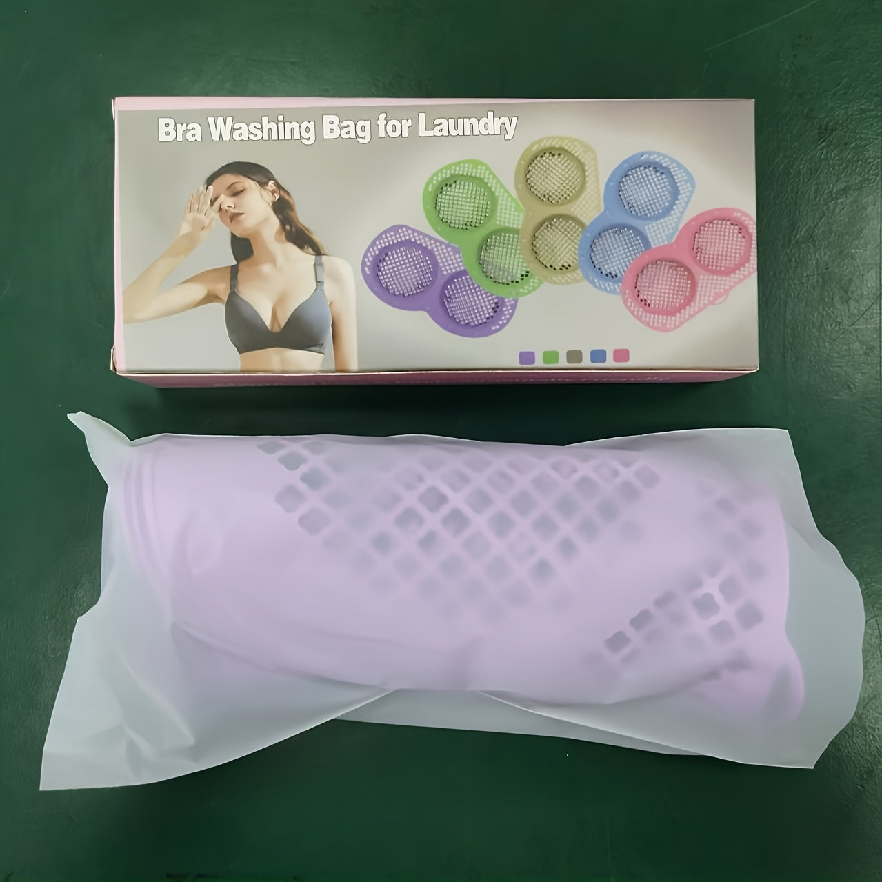 3-in-1 Luxury Bra Laundry Organizer - XXL Silicone Wash Bag with Locking Snap Closure, Prevents Stretching & Tangling, Fits 5 Bras & Swimsuits, Quick-Dry Fabric, Non-Toxic Material, Travel Essential, Multi-Purpose Use, Laundr