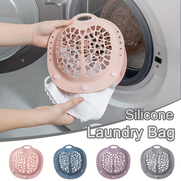 Bra Laundry Bag Washing Machine Anti Deformation Bra Protective Bag Silicone Laundry Bag Underwear Washing Care Bag Drying Bag, Laundry Bags