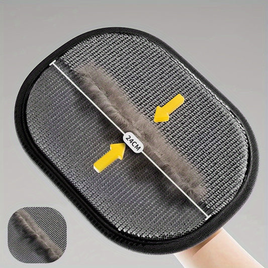 Two Household Hair Removal Brushes, a Pet Hair Removal Tool, Static Electricity Hair Removal Gloves, Reusable, Convenient And Quick, Suitable for Various Environments.