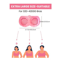 3-in-1 Luxury Bra Laundry Organizer - XXL Silicone Wash Bag with Locking Snap Closure, Prevents Stretching & Tangling, Fits 5 Bras & Swimsuits, Quick-Dry Fabric, Non-Toxic Material, Travel Essential, Multi-Purpose Use, Laundr