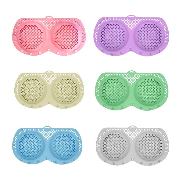 3-in-1 Luxury Bra Laundry Organizer - XXL Silicone Wash Bag with Locking Snap Closure, Prevents Stretching & Tangling, Fits 5 Bras & Swimsuits, Quick-Dry Fabric, Non-Toxic Material, Travel Essential, Multi-Purpose Use, Laundr